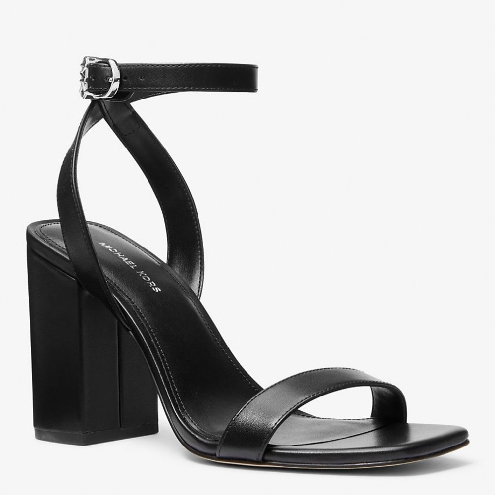 MICHAEL Michael Kors Merriam Block Heel Sandal 9.5 M Like New